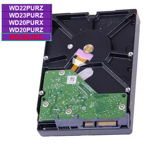 WD20EJRX Ungu 2TB HDD Pemantauan Antarmuka SATA 5400 rpm 64MB Cache Keandalan 24/7 SATA 6Gb/s Sistem Keamanan NVR DVR CCTV - Product Image 1
