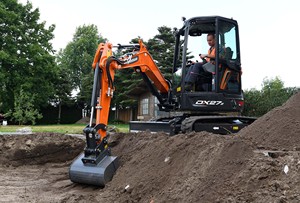 Excavatrice sur chenilles de marque supérieure Doosan DX27, engin de construction, excavatrice légère de 3 tonnes - Product Image 3
