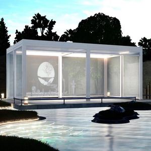 Zixin Zixin FM785 Bibo - Gazebo Moderno de Aluminio para Jardín, Villa o Balcón, Impermeable y Resistente al Sol, Tipo Solárium Sencillo - Product Image 2
