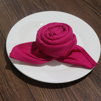 Nouveau style serviette en coton de haute qualité/serviette de cocktail utilisation de mariage et linge de table