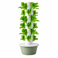 Système hydroponique de culture sans terre - Étagère de jardinage verticale pour légumes et micro-légumes