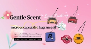 Deodoranti per Auto da Cruscotto 10ml in Carta di Cotone Quadrata, Design Moderno Stile Fattoria, Profumo per Auto con Aroma Oceano su Cartoncino - Product Image 6