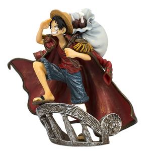 Figurines d'anime de haute qualité en PVC et PU, jouets japonais personnalisés en gros, 17 cm, figurine de <span class=keywords><strong>manga</strong></span> One Piece, Luffy - Product Image 1