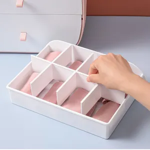 Çekmece tipi üçü bir arada plastik sütyen saklama kutusu es bölme çorap ve iç çamaşırı giyim organizatör saklama kutusu