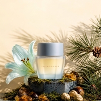 Pot en verre minimaliste de 110g pour crème cosmétique, emballage pour soins de la peau et du visage avec logo personnalisé, conception de marque OEM ODM
