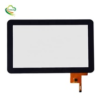 Panel de Vidrio Táctil Capacitivo PCAP Industrial Antideslumbrante Personalizado de 9.7 ", 10.1 ", 11.6 " para Android con Interfaz USB GT928 GT9271