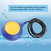 Capteur de niveau d'eau liquide 220V 16A 2m/78.7" avec contrôleur pour pompe de réservoir