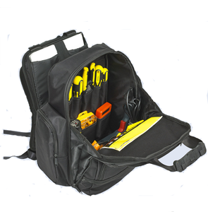 Vente en gros Sac à <span class=keywords><strong>dos</strong></span> Kit d'outils électriques en polyester Sac de rangement Fourre-tout Sac à <span class=keywords><strong>dos</strong></span> pour électricien Robuste - Product Image 3