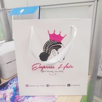 Custom Luxury Wine Packaging Recyclable Cardboard Paperboard with Your Own Logo Print Fashionable Handle for Clothes Shoes Gifts