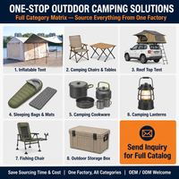 Tente gonflable Zentopia à trois portes, grande, en Oxford 420D imperméable, pour 8 à 10 personnes, camping familial, vente en gros
