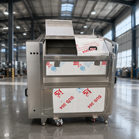 Machine industrielle de lavage et de pelage à rouleaux pour pommes de terre, gingembre, manioc, taro et légumes racineux, destinée aux usines de transformation alimentaire