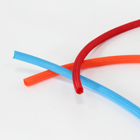 Funda protectora de cable trenzado, organizador de mangueras de PET, Protector de cable de gestión, cubierta de tubo de telar de alambre