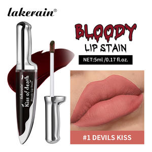 Lakerain Cross Border Beso <span class=keywords><strong>DE</strong></span> <span class=keywords><strong>LA</strong></span> MUERTE Mancha <span class=keywords><strong>de</strong></span> labios <span class=keywords><strong>de</strong></span> sangre Fácil <span class=keywords><strong>de</strong></span> colorear, Brillo <span class=keywords><strong>de</strong></span> labios <span class=keywords><strong>de</strong></span> copa antiadherente - Product Image 4