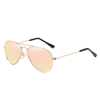 Classique enfants lunettes de soleil polarisées mode enfants pilote lunettes de soleil cadre en métal filles extérieur lunettes UV400