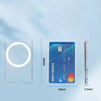 Accessoires de téléphone portable tendance, design professionnel pour PC, étui de téléphone magnétique avec porte-cartes pour iPhone