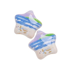 Pentagrama agujero recto cuenta Diy teléfono móvil cadena COLLAR COLGANTE Material Kawaii cabujón para accesorios de fabricación de joyas - Product Image 6