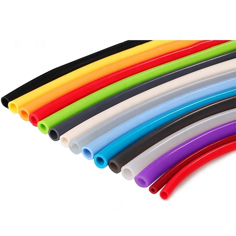 Fábrica Atacado Vacuum Mangueira Água Flexível Alta Pressão 5mm ID Radiador Silicone Mangueira Food Grade Silicone Wire Mangueira