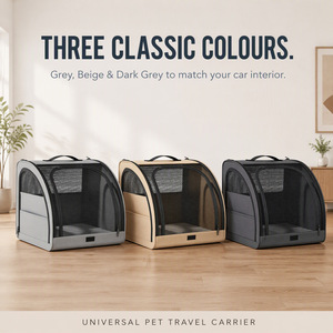 Transportín Plegable para Mascotas, Jaula de Viaje con Laterales Suaves y Ventanas de Malla para Gatos y Perros Pequeños - Product Image 3