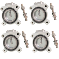 Vanne papillon en acier inoxydable pour radiateur de transformateur en cuivre et plastique, DN80 DN100 DIN42560 C5, résistante à la corrosion, conception personnalisée