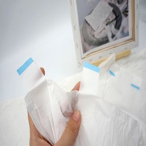 Campioni Gratuiti Pannolini Monouso Personalizzati per Adulti con Stampa, Protezione 3D Contro le Perdite, Superficie Asciutta, Elevato Assorbimento, Elastico in Vita Grande, PE - Product Image 4