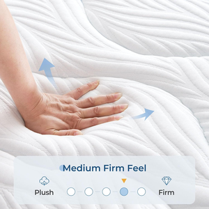 Colchón Híbrido Moderno COSTFULL de 10 Pulgadas, Firmeza Media, Soporte Adaptativo, Resortes Encapsulados, Mejora de Masaje, Calidad de Hotel <span class=keywords><strong>5</strong></span> Estrellas - Product Image 5