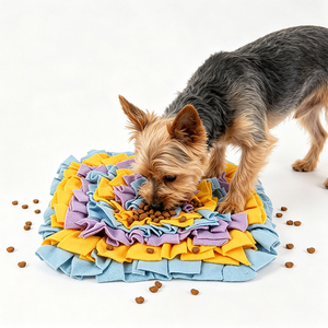 Pet Cat <b>Dog</b> Snuffle <b>Mat</b> Interactive Puzzle Feeding <b>Bowl</b> for Smell Training Stress Relief Nosework Foraging Pet Sniffing Pads - Product Image 1