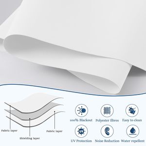 Alexa nhà thông minh cơ giới cửa sổ con lăn mù cửa sổ bóng râm 5% mở 100% màn Con lăn mù tự động con lăn bóng râm - Product Image 3