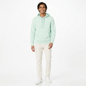 Sudadera con capucha personalizada con estampado puff de 500 g/m², con logo vintage y lavado ácido para hombre, fabricante de ropa urbana, sudaderas con capucha para hombre. - Product Image 1