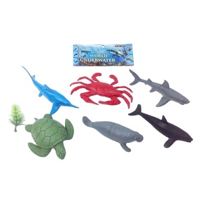 Мягкая пластиковая игрушка в виде черепахи, дельфина - Product Image 1