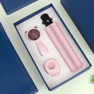 Regalo para el Regreso a Clases, Regalo Creativo, Producto en Blanco para Imprimir Logotipo, Conjuntos de Sombrillas con Ventilador, Ideas de Recuerdos de Verano, Regalo para Actividades Empresariales - Product Image 1