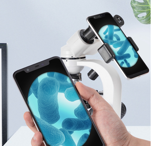 107BNC 현미경 스테레오 실험실 복합 쌍안 현미경 시리즈 생물학 현미경 40X-200X 교육용 어린이용 - Product Image 6