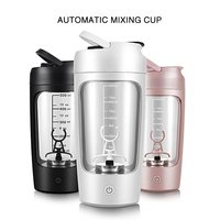 Bouteille Shaker Portable Automatique 650 ml en Plastique pour Jus Frais, Café et Eau, avec Logo Personnalisé – Idéale pour l'Entraînement