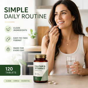 Complément alimentaire Calcium Vitamine D3 pour adultes, améliore la densité osseuse - Product Image 2