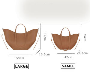 Sac fourre-tout en cuir de vachette de première qualité, grand sac à main pour femmes, cuir véritable, luxe, designer, marques célèbres, sac à main à bandoulière - Product Image 2