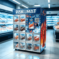 Distributeur automatique de produits frais de marque, directement de l'usine, grande capacité, température et humidité constantes, casier à produits frais personnalisé