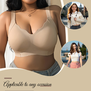 <span class=keywords><strong>Sujetador</strong></span> invisible sin aros de una pieza <span class=keywords><strong>para</strong></span> mujer, uso diario, personalizado, color nude profundo, suave, con soporte, push-up, invisible, camisetas blancas lisas de verano - Product Image 5