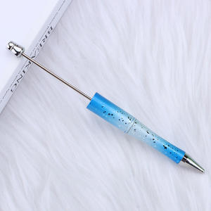 Hot Sale UV Electroplating <b>Color</b> Gradient Beading <b>Pen</b> Creative Starry Sky DIY Beading Ballpoint <b>Pen</b> Ready to Ship - Product Image 3