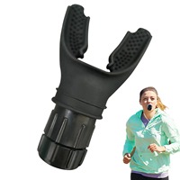Entraîneur Respiratoire Sportif pour Exercice Pulmonaire, Embout Facial, Respirateur, Équipement de Fitness pour l'Entraînement des Poumons en Boxe