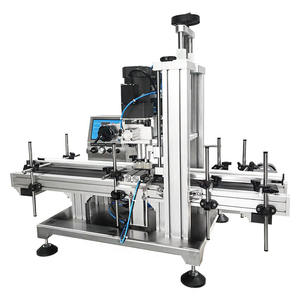 Máquina Tapadora Semiautomática Resistente, Diámetro Máximo de Botella 20 mm, Motor Eléctrico, Uso Químico, Enchufe Europeo 220V - Product Image 1