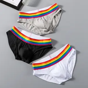 Hot Selling Rainbow Cotton Herren Boxershorts Homosexuell Unterwäsche