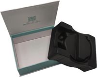 Boîte cadeau magnétique personnalisable, prix négociable, avec laminage mat et gaufrage pour l'emballage de bougies