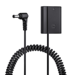 NP-FZ100 Dummy Battery Adapter For Sony A9 A7R3 A7M3 A7III A7M4 DC <b>12V</b> 2.0A <b>Plug</b> In ABS Material - Product Image 1