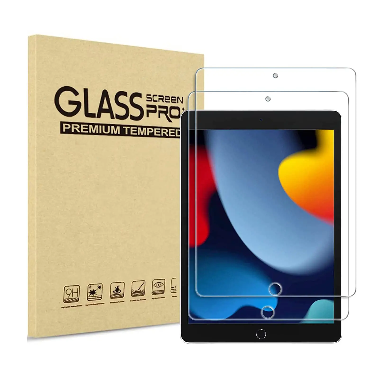 9h Hardness Tempered Glass Screen Protector For Ipad 6 5 9.7 Inch Ipad Pro Air 2 2017 2018 2016 Tempered Glass Screen Protector