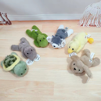 Jouets en peluche en coton PP de 7 pouces et 8 pouces, tortue, petit cochon, éléphant, pour distributeurs automatiques de jouets, machines à griffes, poupées