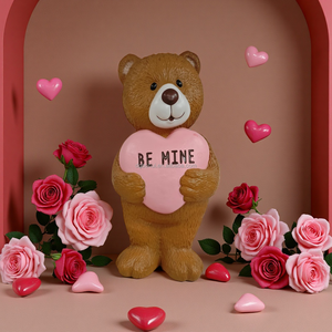 Décorations en mousse soufflée en forme d'ours pour la Saint-Valentin - Product Image 1