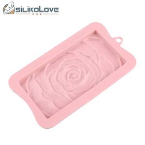 Molde de Silicona 3D en Forma de Rosa de la Fábrica MUYULINS, Antiadherente, Apto para Alimentos (LFGB), para Barras de Caramelo, Chocolate y Repostería - Product Image 3