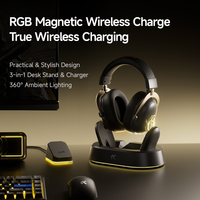 Auriculares para Juegos MCHOSE V9 Turbo+ Ligeros, Inalámbricos 2.4G con Bluetooth, Tres Modos, Auriculares con Cable con Interfaz Tipo-C