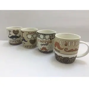 11Oz Mug sublimasi polos dilapisi putih Mug keramik kustom cangkir kopi kakao cangkir teh susu hadiah DIY