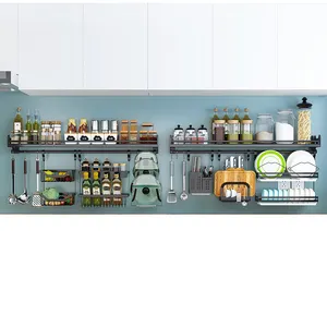 Kitchen Accessories Organizer Storage Shelf Plate Rack