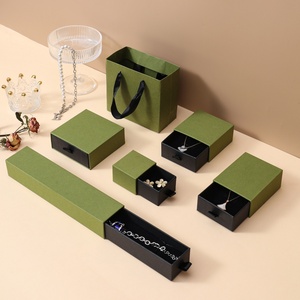 Cajas de Regalo Deslizables de Alta Calidad con Logotipo Personalizado al por Mayor para Joyería, Carteras y Pendientes - Product Image 1